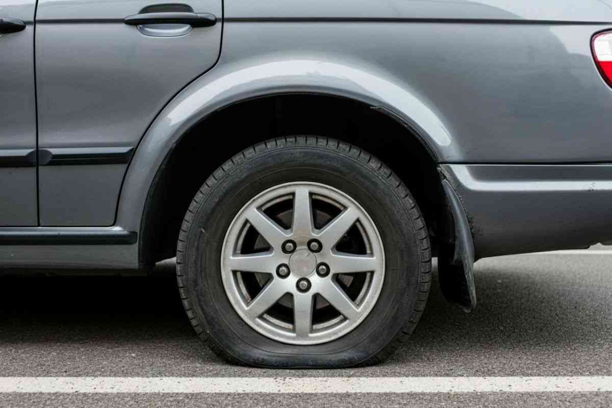 Auto ruote sgonfie|No ruote sgonfie