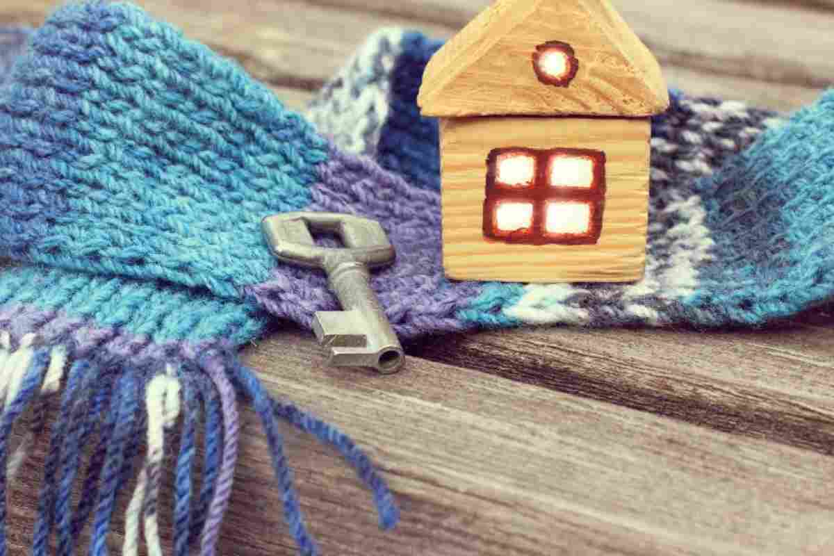 Casa calda risparmiando