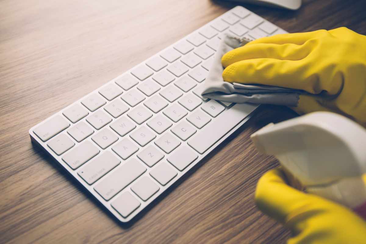 Pulizia tastiera