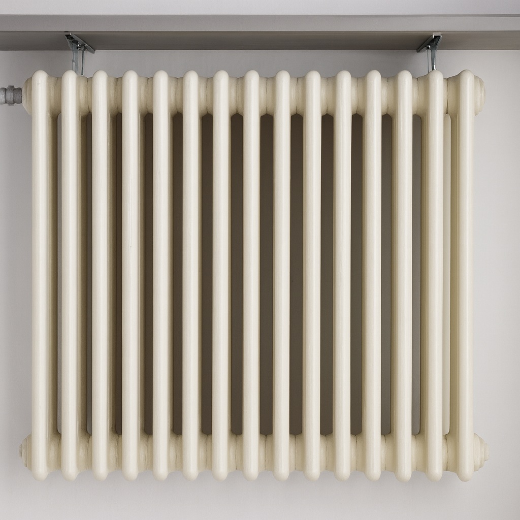 Termosifone caldo sopra