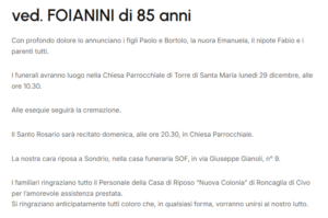 necrologi valtellina