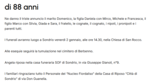 necrologi valtellina