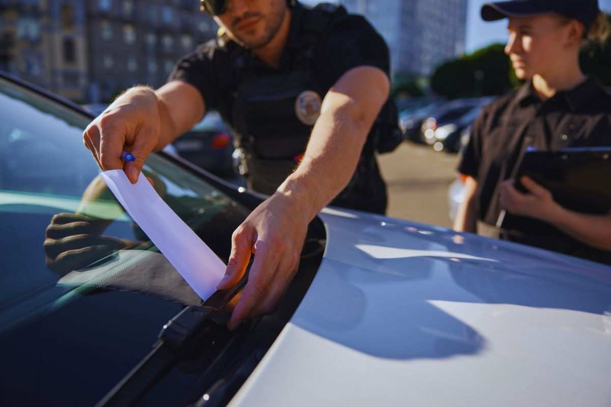multe per parcheggio in contromano