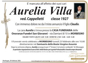 necrologi 23 febbraio