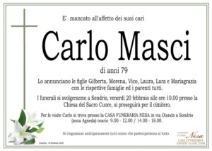 necrologi 23 febbraio