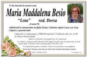 necrologi 23 febbraio