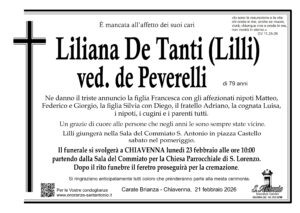 necrologi 23 febbraio