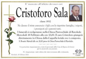 necrologi 23 febbraio