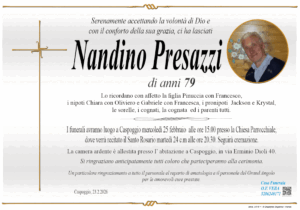 necrologi 23 febbraio