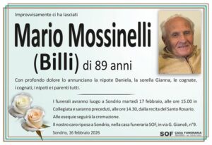 necrologi 23 febbraio