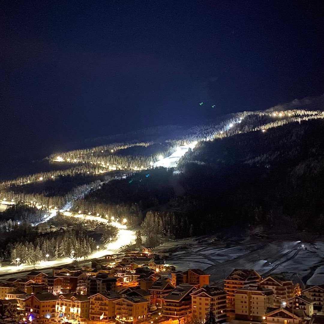 pista illuminata più lunga