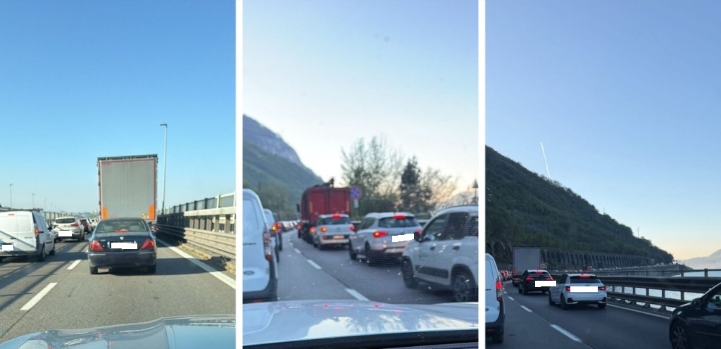 coda sulla statale 36