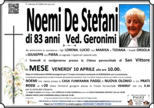 necrologi 9 aprile