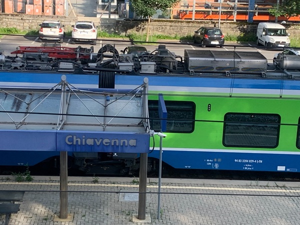 Danneggiamenti alla stazione di Chiavenna