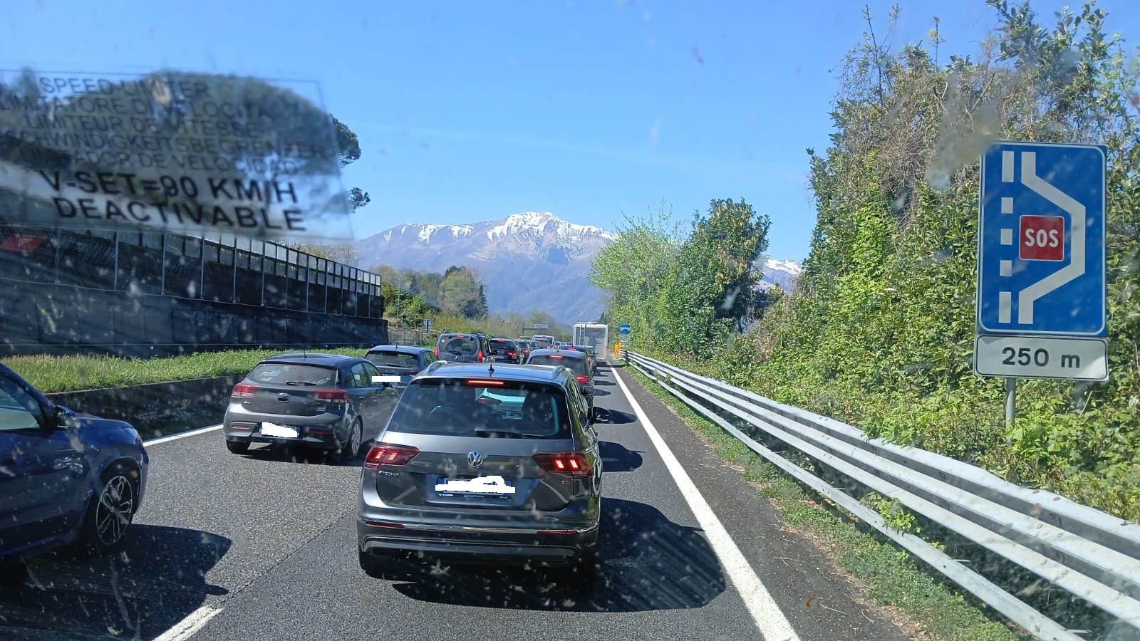 traffico valtellina Due code per lavori e traffico intenso sulla statale 36
