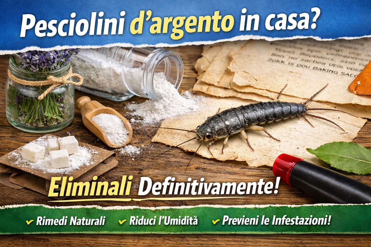 Eliminare pesciolini d’argento