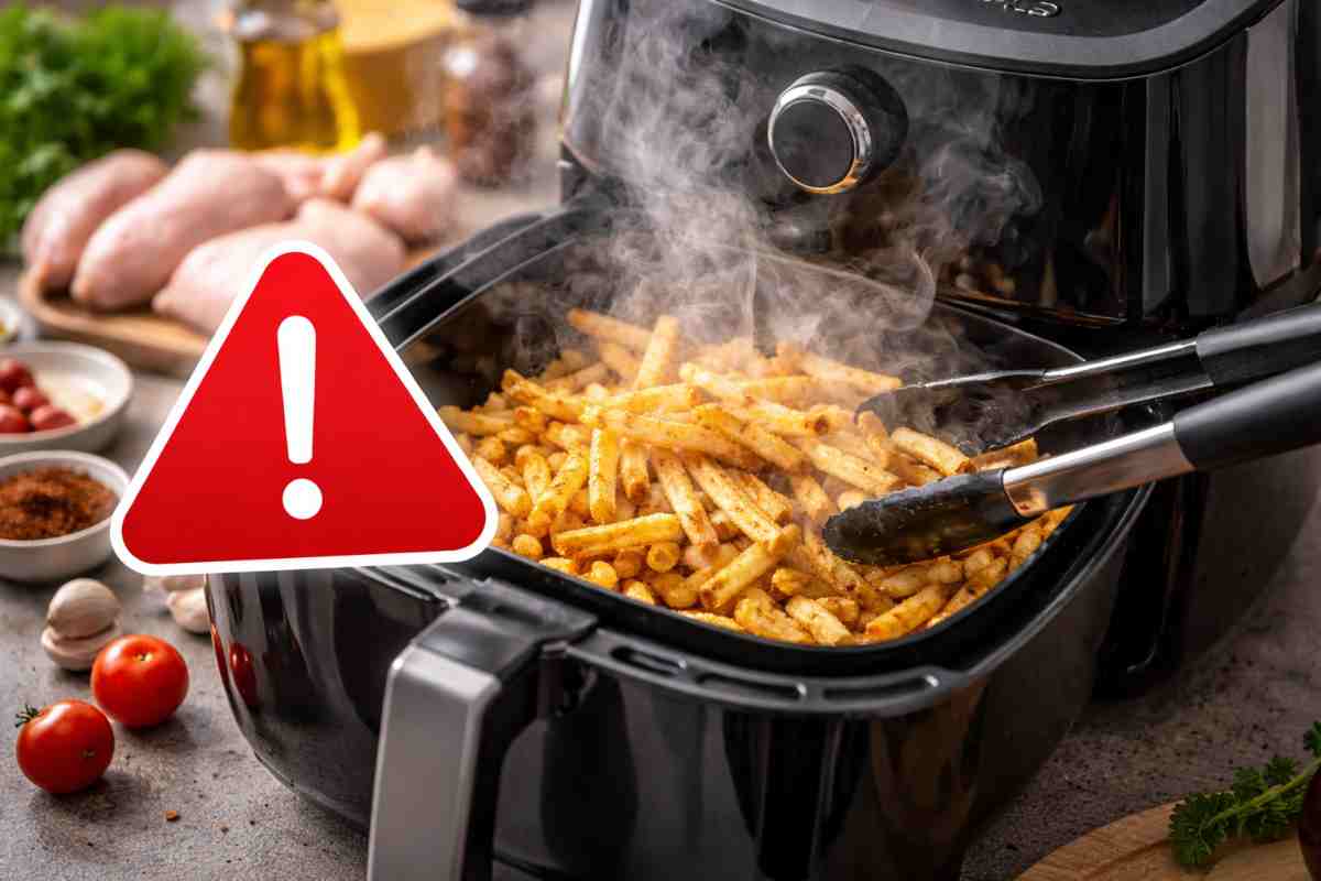 friggitrice ad aria pericolo