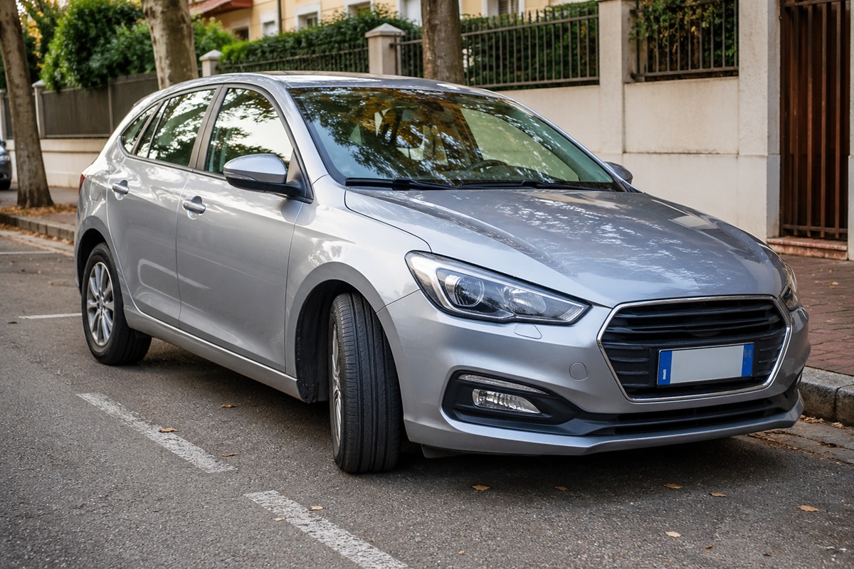 Parcheggiare con ruote girate