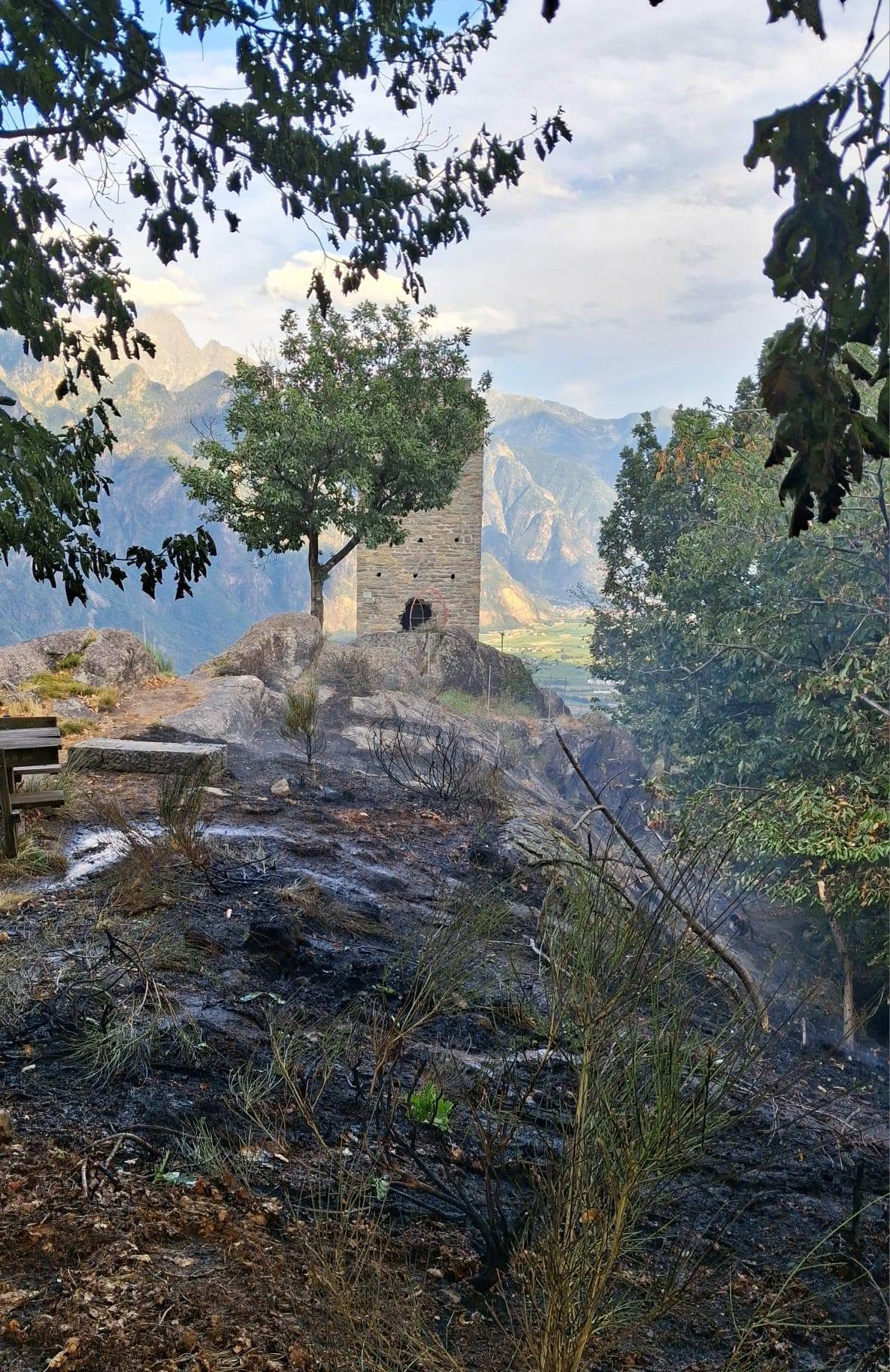 incendio valtellina