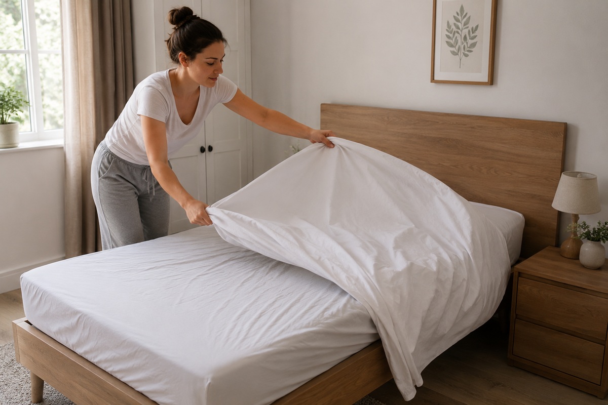 Pesciolino d’argento sul letto