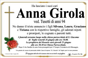 necrologi 8 luglio