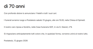 necrologi 8 luglio