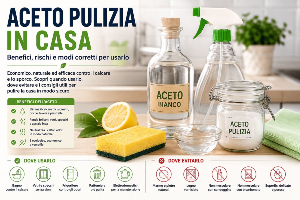 Aceto pulizia casa