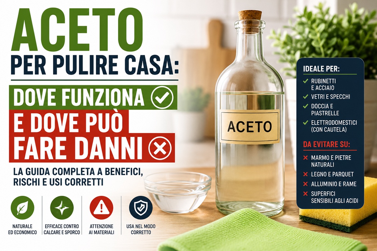 Aceto pulizie domestiche