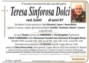 necrologi 8 luglio