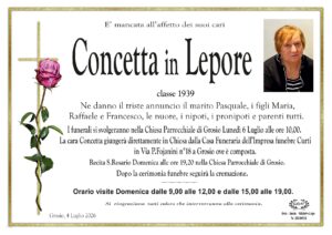 necrologi 8 luglio