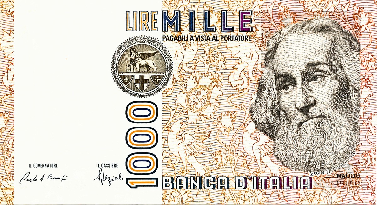 1000 lire valore