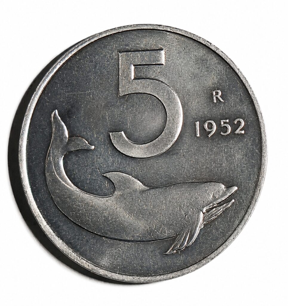 5 lire delfino