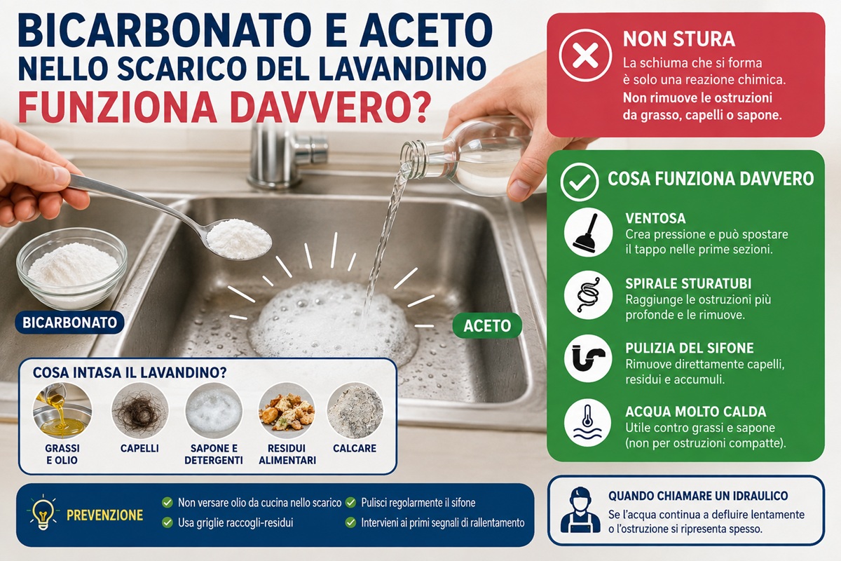 Bicarbonato e aceto