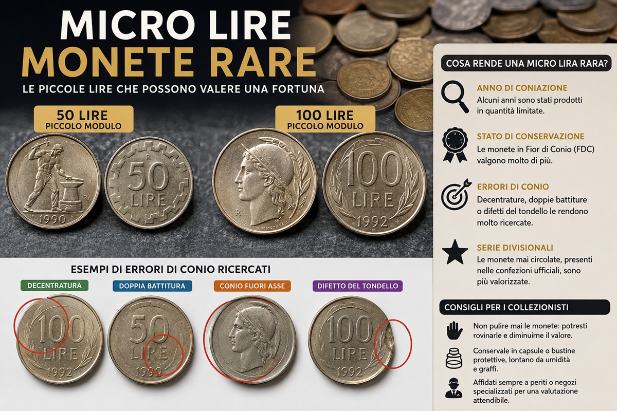Micro lire rare