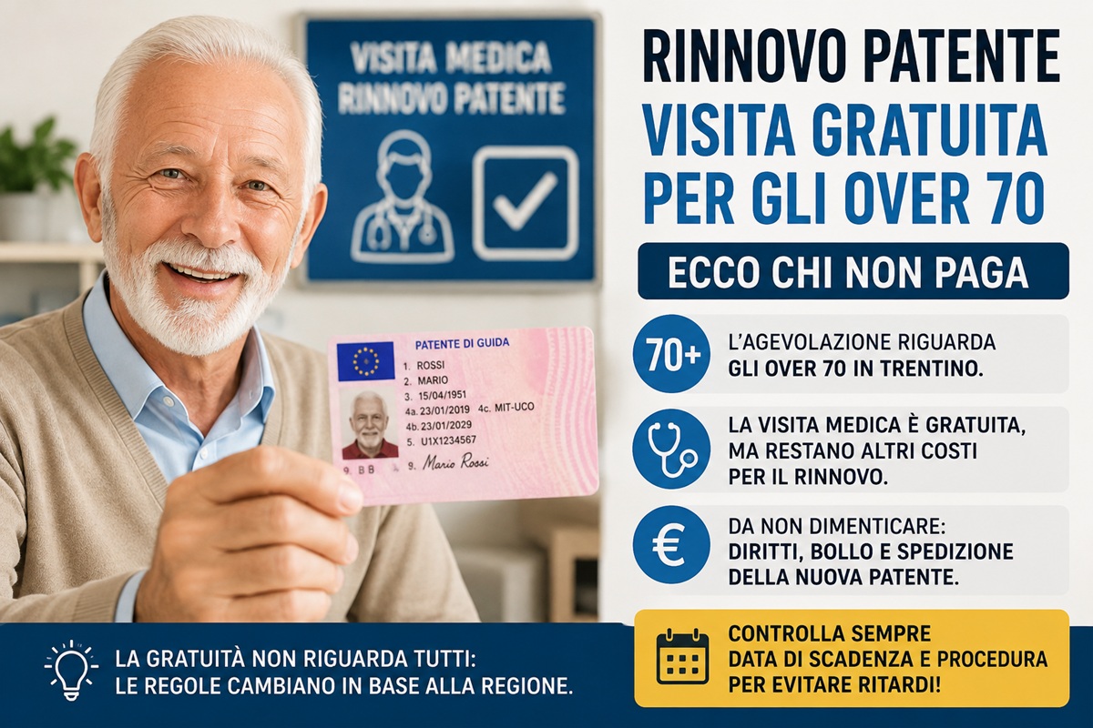 Rinnovo patente gratis