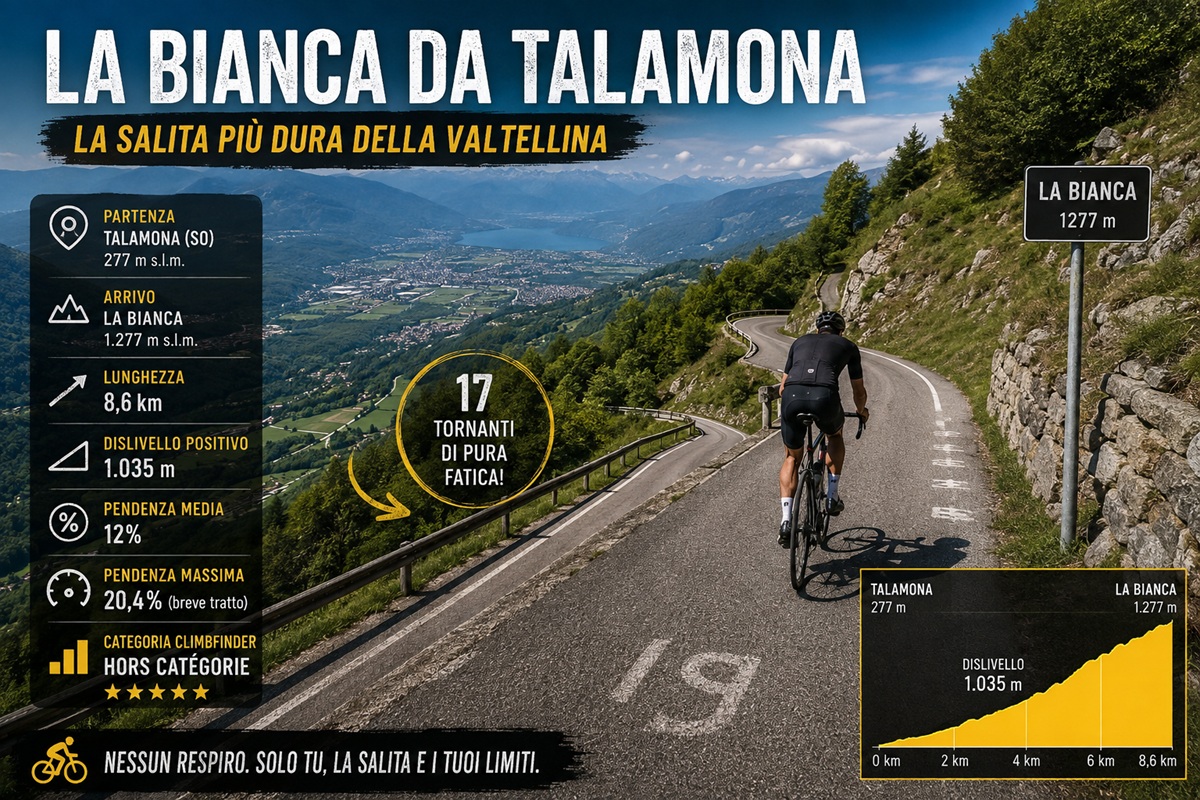 Salita più dura della Valtellina