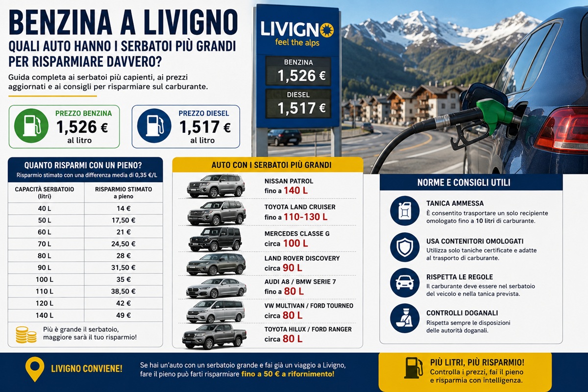 benzina a livigno