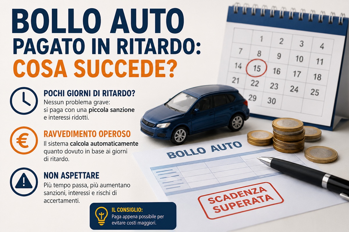 bollo auto in ritardo
