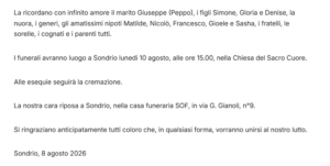 necrologi 29 agosto necrologi valtellina