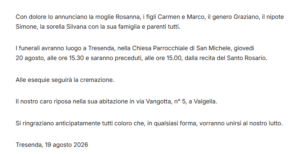 necrologi 29 agosto necrologi valtellina