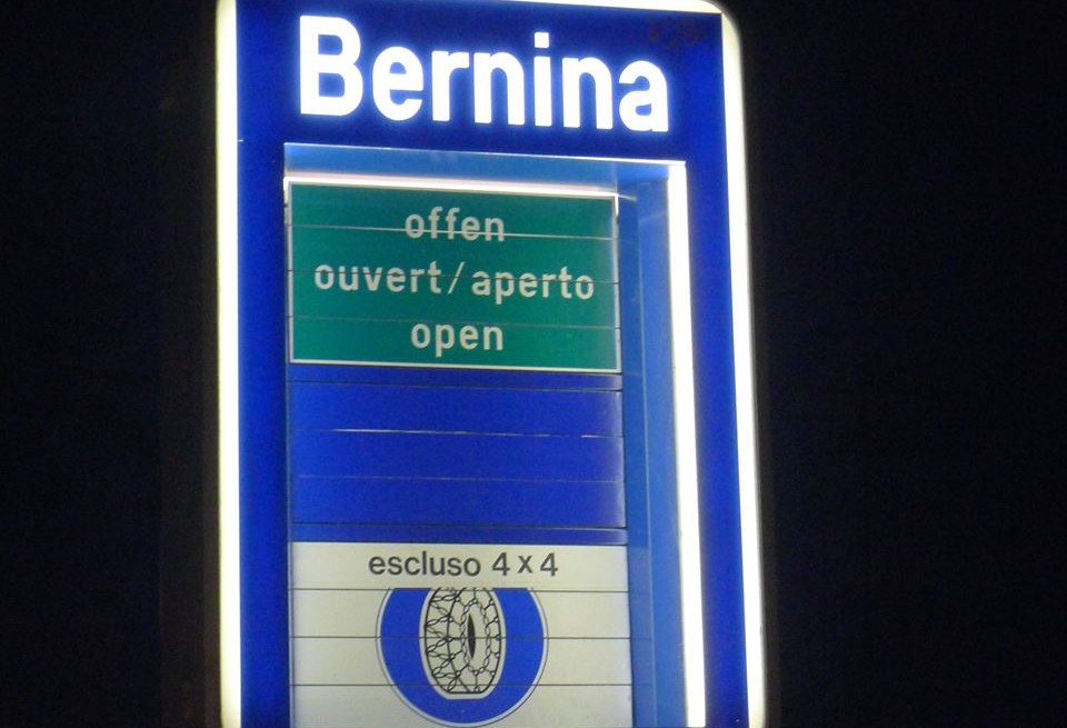 Neve su Bernina e Forcola