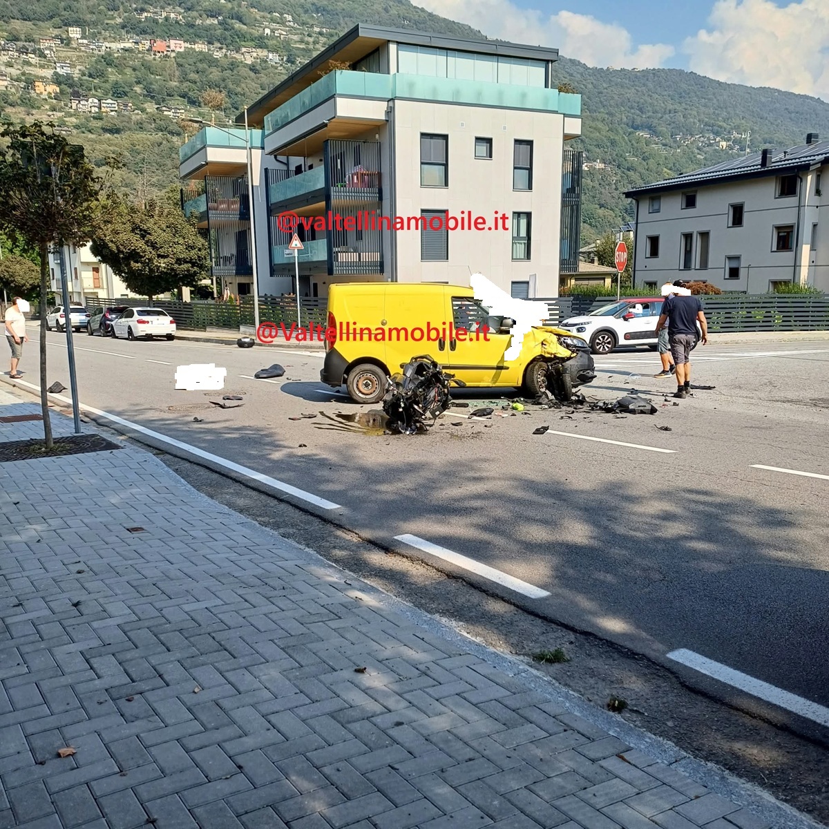 incidente in valtellina