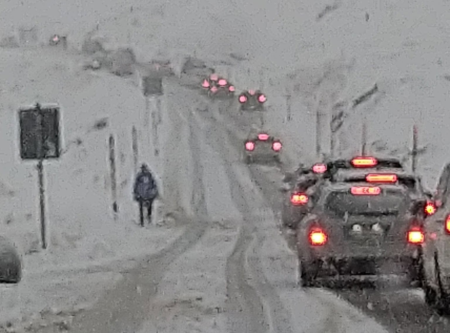 neve sul Passo del Bernina